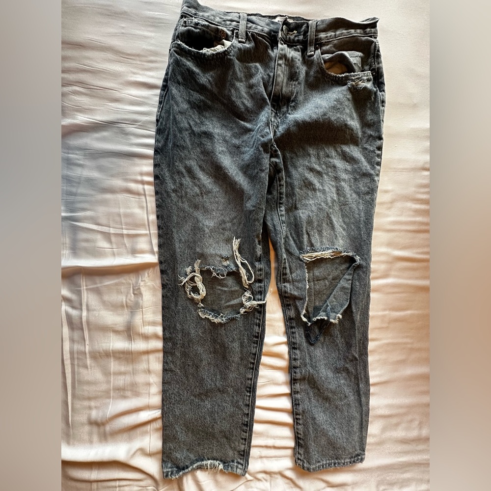 Cassie Super High Rise Straight-Bleeker - Pistola